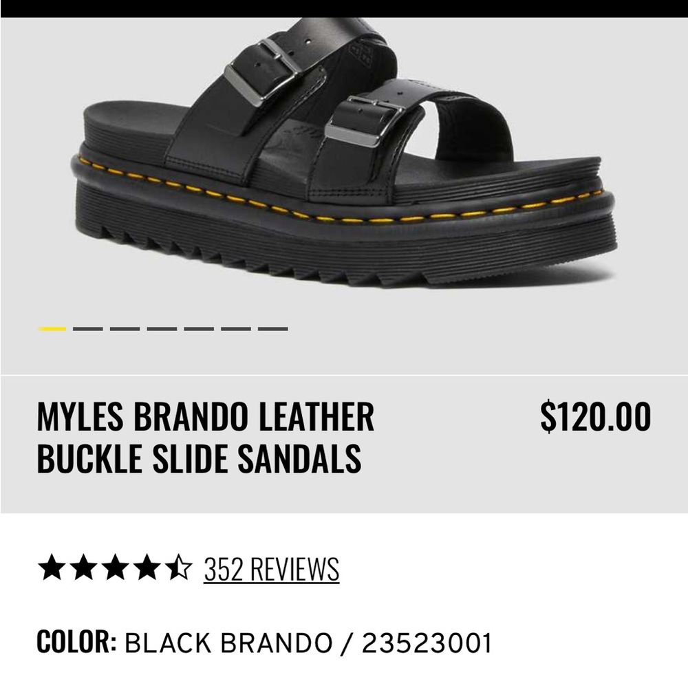 Doc martens Myles Brando slides 8